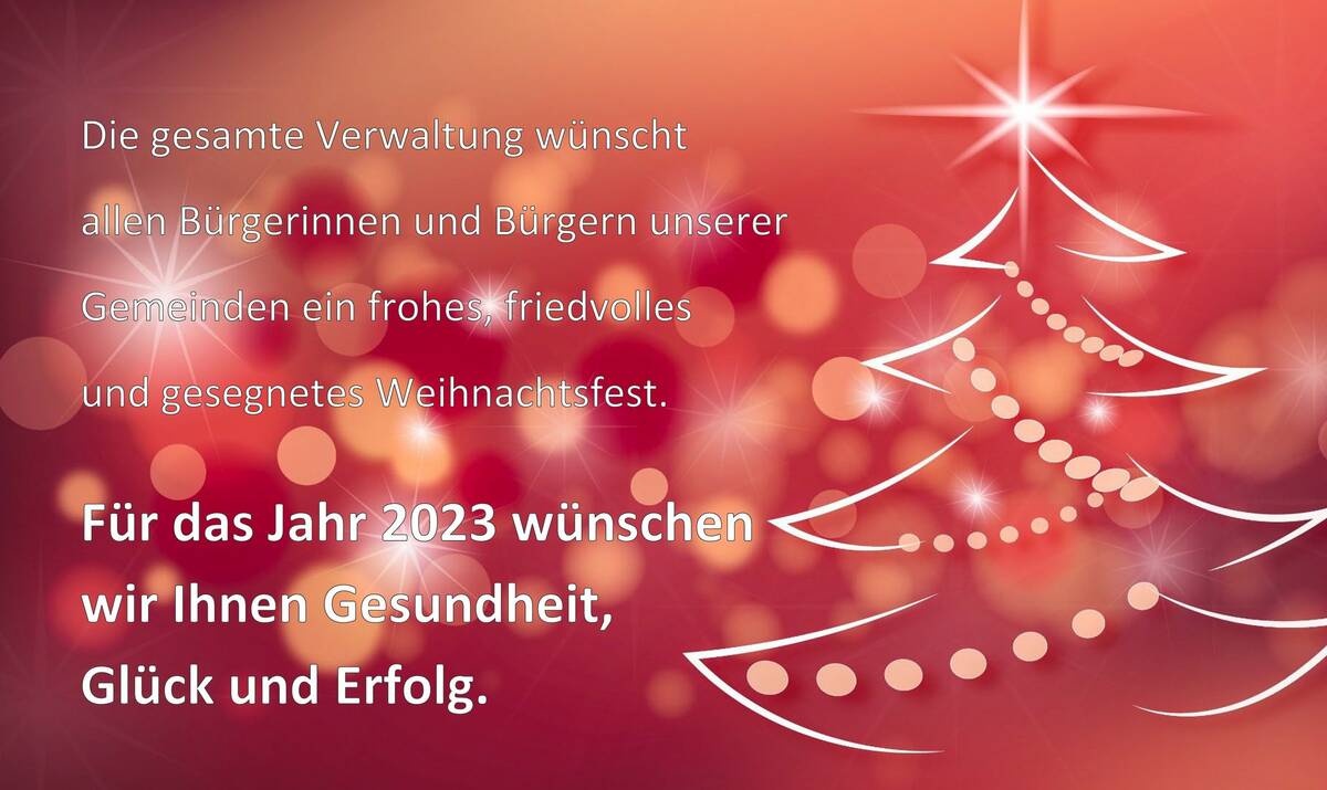 Weihnachtsgruß Verwaltung 2022