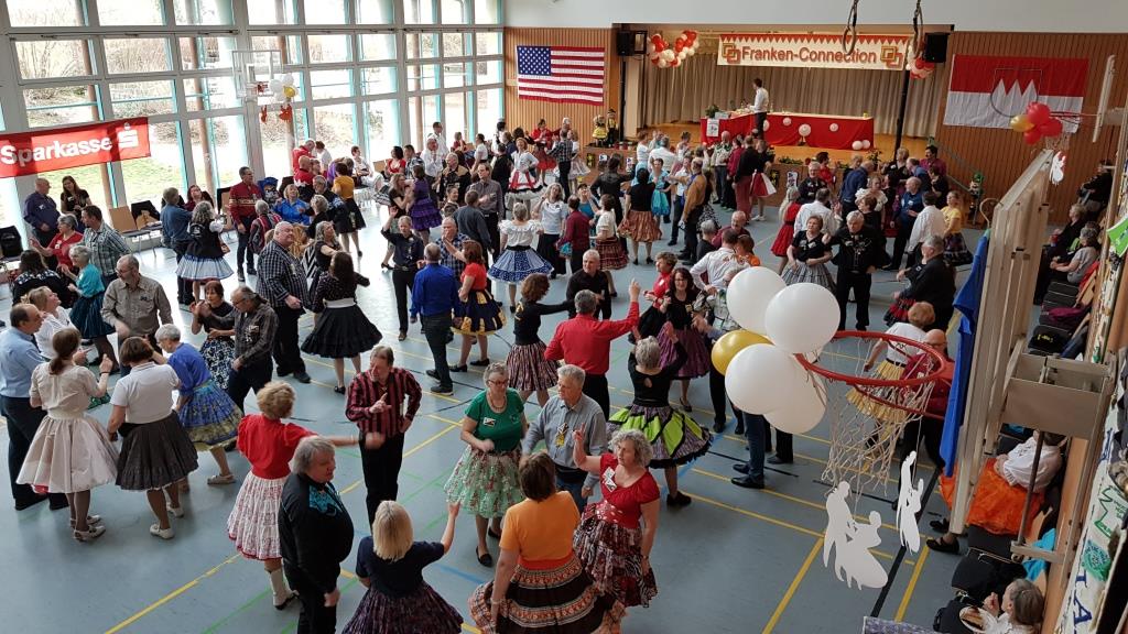 "Square Dance"-Event Special Dance "Franken-Connection" in der Mehrzweckhalle Großenseebach
