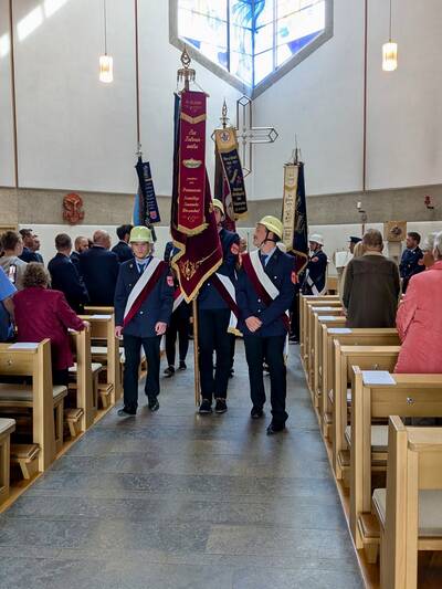 ... und der Feuerwehr Hesselberg.