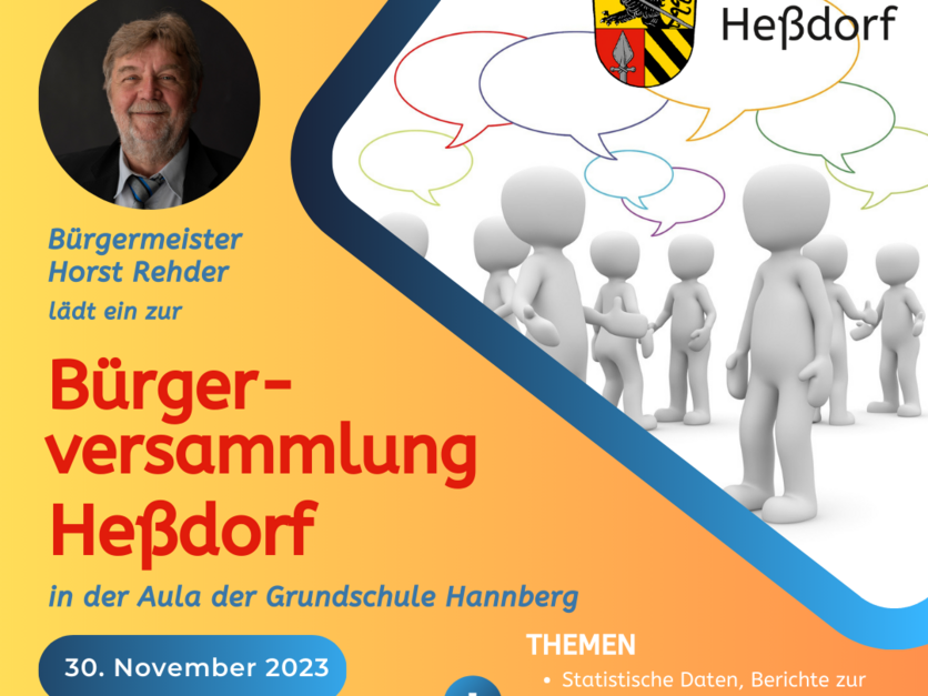 Bürgerversammlung 2023 in Heßdorf