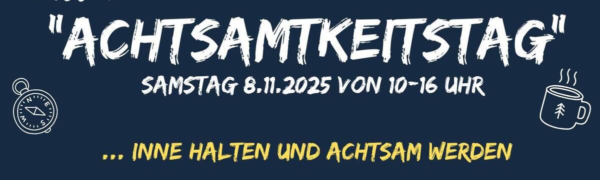 Achtsamkeitstag 08.11.2025 - Plakat