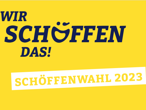 Schöffenwahl 2023 - Plakat