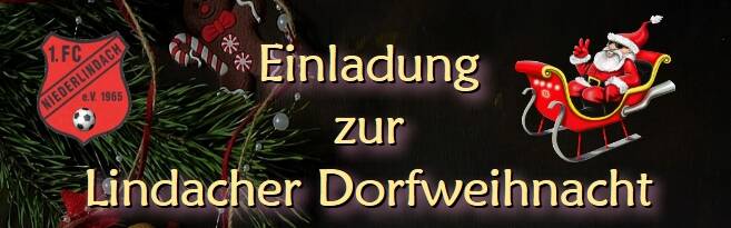 Lindacher Dorfweihnacht 2025 - Plakat