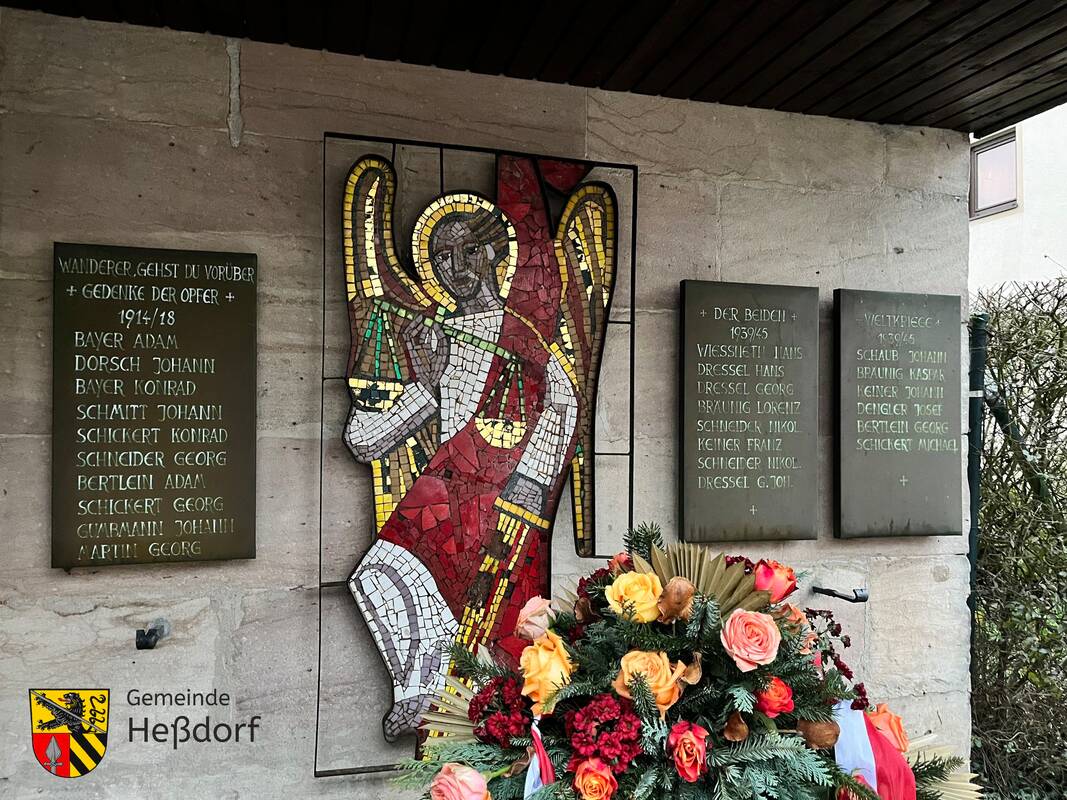 Kupferplatten der Kapelle in Hesselberg