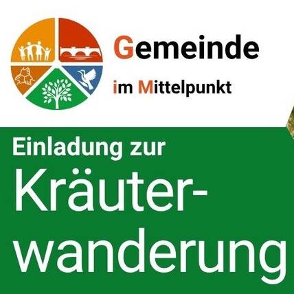 Kräuterwanderung am 19.04.2026 - Plakat
