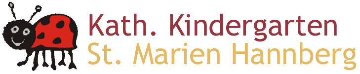 Kath. Kindergarten St. Marien Hannberg - Logo mit Schriftzug