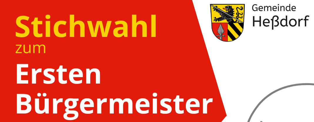 Bürgermeisterstichwahl in Heßdorf am 18.05.2025