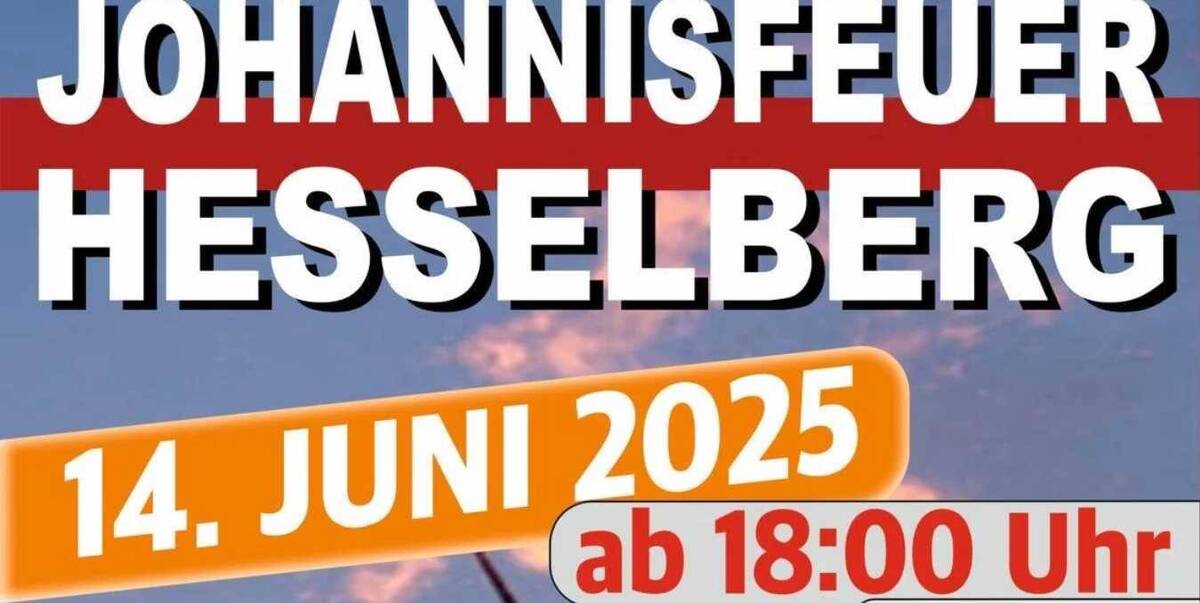 Johannisfeuer Hesselberg 14.06.25 - Plakat