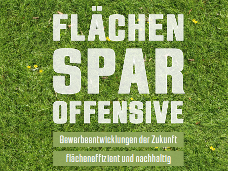 Broschüre/Praxisleitfaden "Flächensparoffensive" - Titelbild