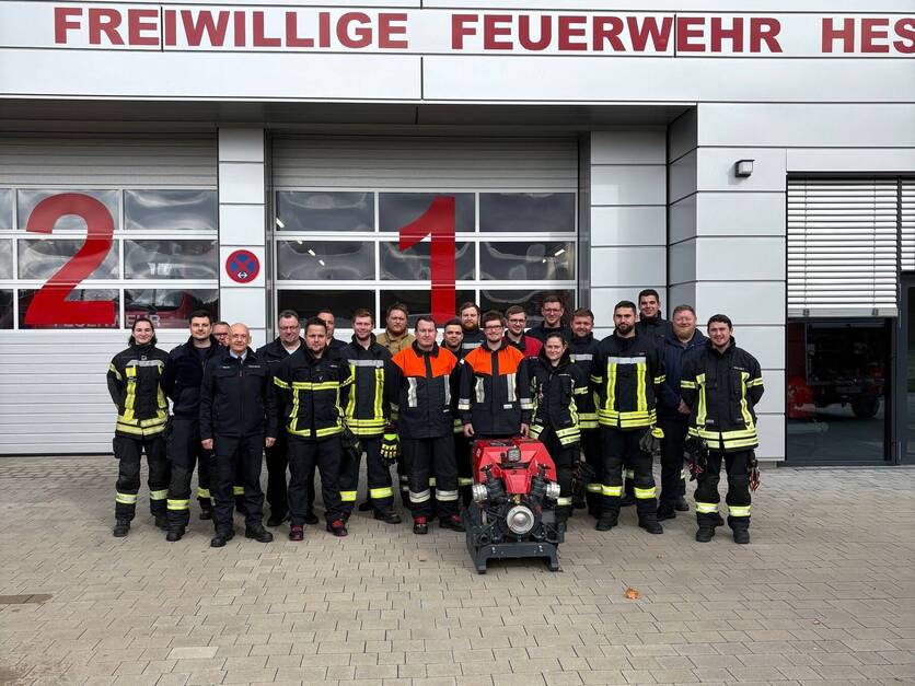 Maschinistenlehrgang der FFW Heßdorf