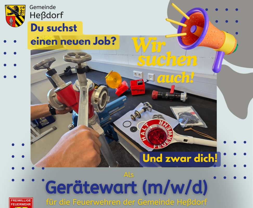 Stellenausschreibung Gerätewart FFW