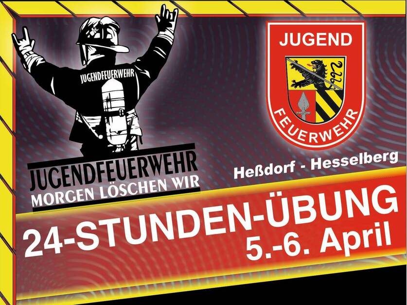 Berufsfeuerwehrtag - 24-Stunden-Übung Feuerwehr Heßdorf 05./05.04.2025