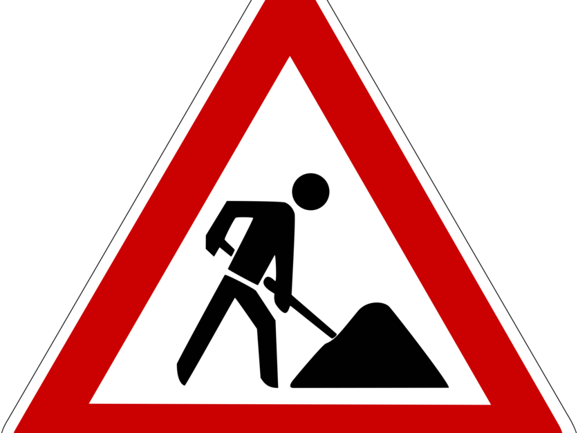 Verkehrszeichen Baustelle