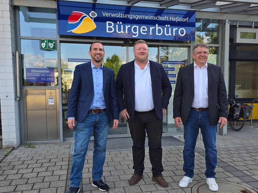 Kandidaten der Bürgermeisterwahl in Heßdorf am 04.05.2025
