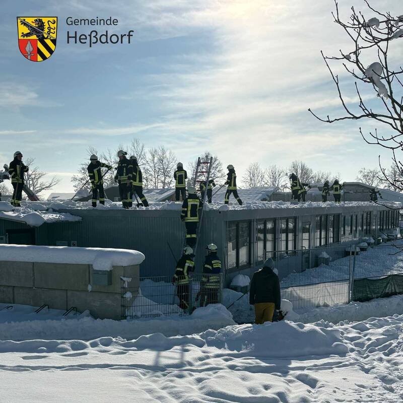 Kita Hannberg Dach von Schnee räumen 27.01.26