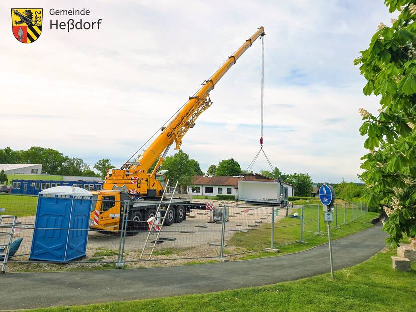 Erweiterung der Containeranlage Kiga St. Marien Hannberg am 06.05.2025