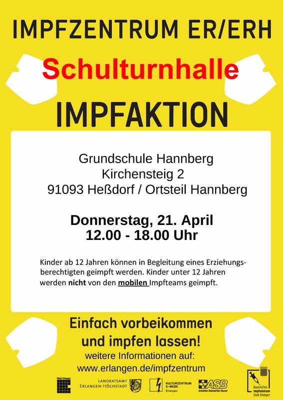 Offener Impftag in Heßdorf am 21.04.2022