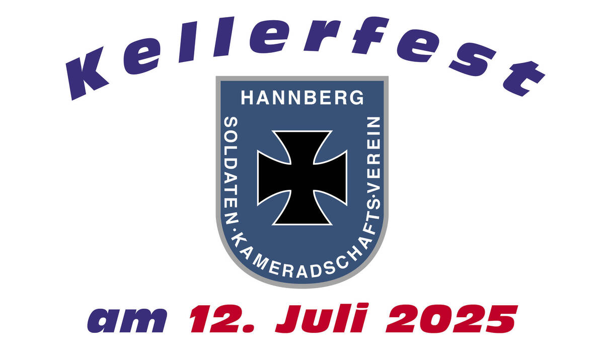 Kellerfest SVK Hannberg 2025 - Plakat