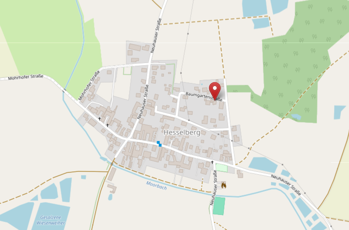 Halbseitige Sperrung Baumgartenstraße Heßdorf-Hesselberg 19.01.-30.04.26