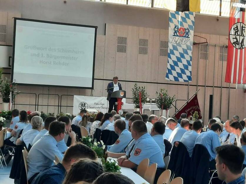 Festkommers 125 Jahre FFW Heßdorf - 03 - Grußwort Horst Rehder