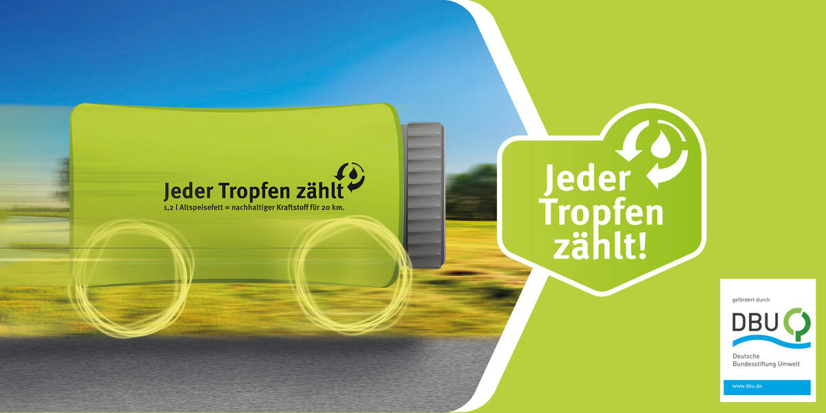 "Jeder Tropfen zählt" - Header