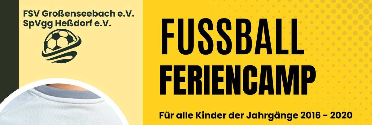 FSV Fußball-Feriencamps 2026 - Flyer