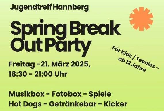 Jugendtreff Hannberg 21.03.25 - Plakat