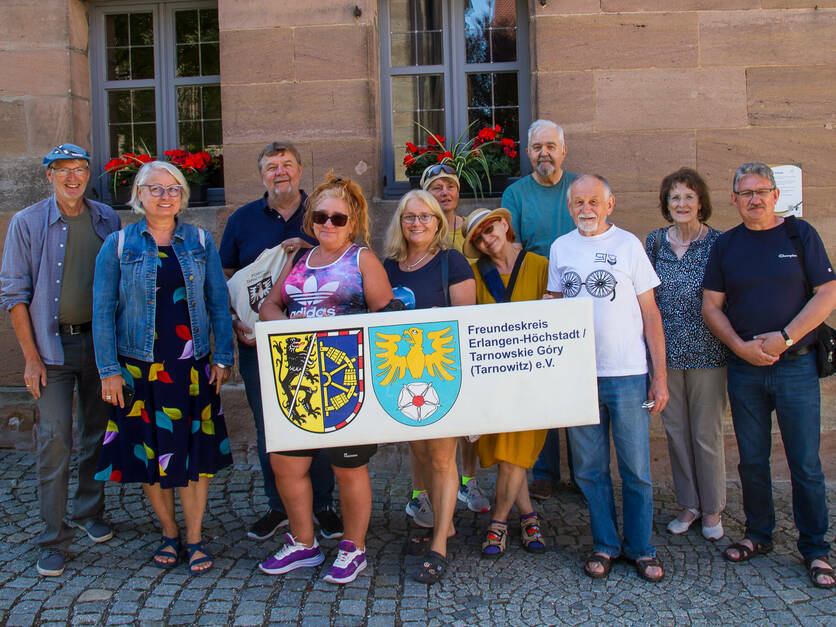 Freilichtmalerei 2023 an der Wehrkirche Hannberg