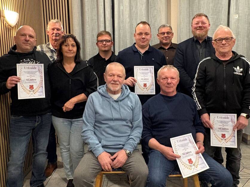 JHV 1. FC Niederlindach Ehrungen