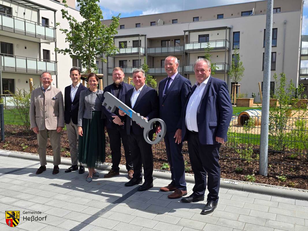 Geschosswohnungsbau Heßdorf Süd Sonnenring - Schlüsselübergabe 08.05.26