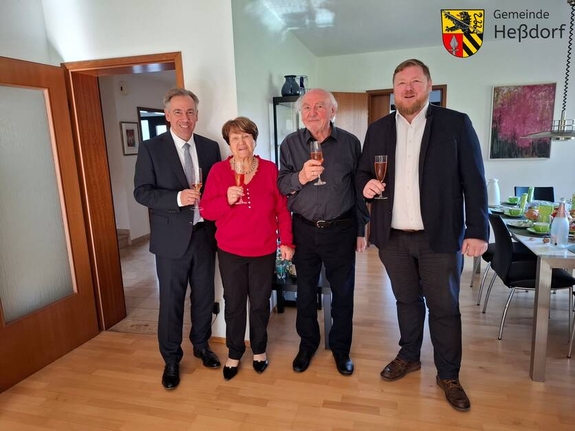 Heßdorfer Ehepaar Meier feiert 65. Hochzeitstag