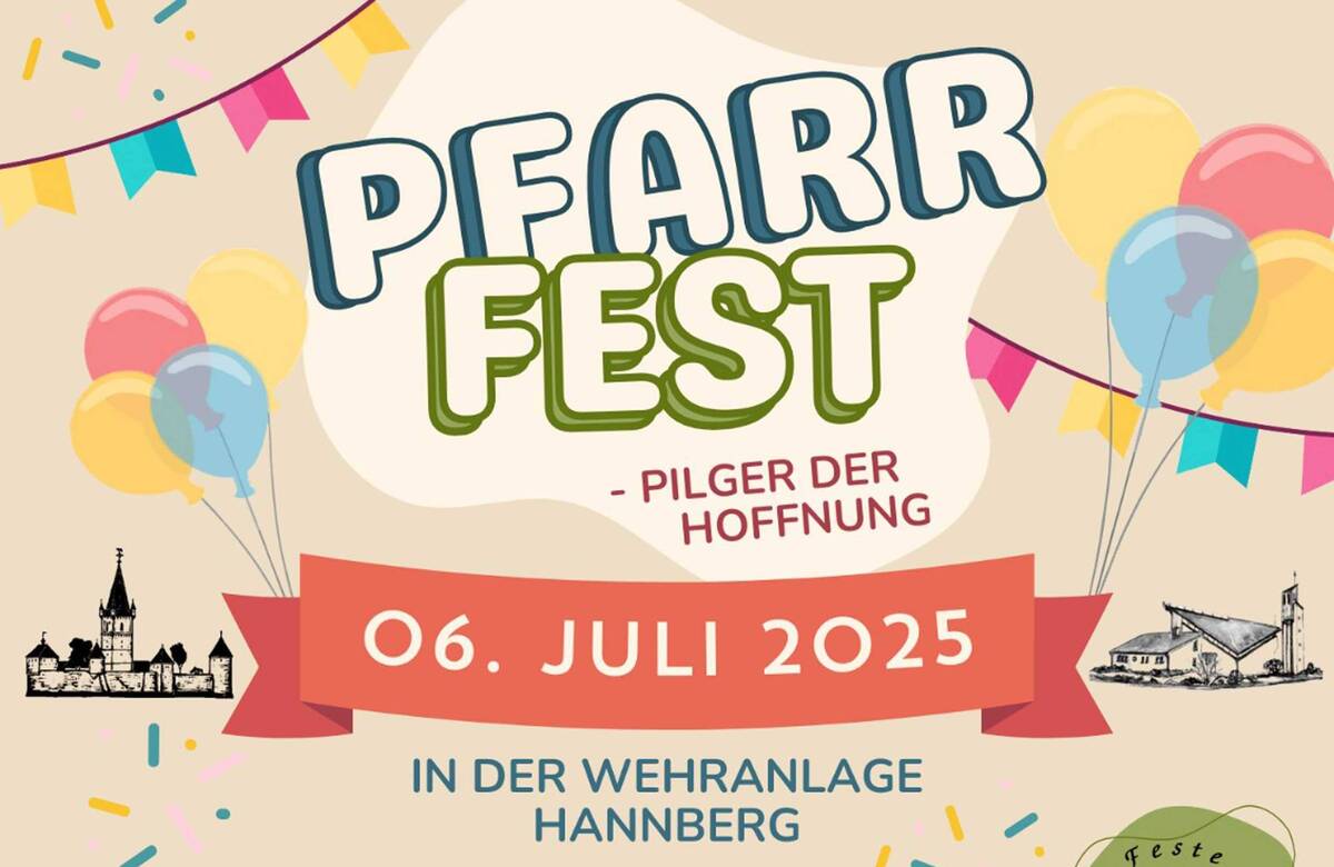 Pfarrfest Hannberg 06.07.25 - Plakat