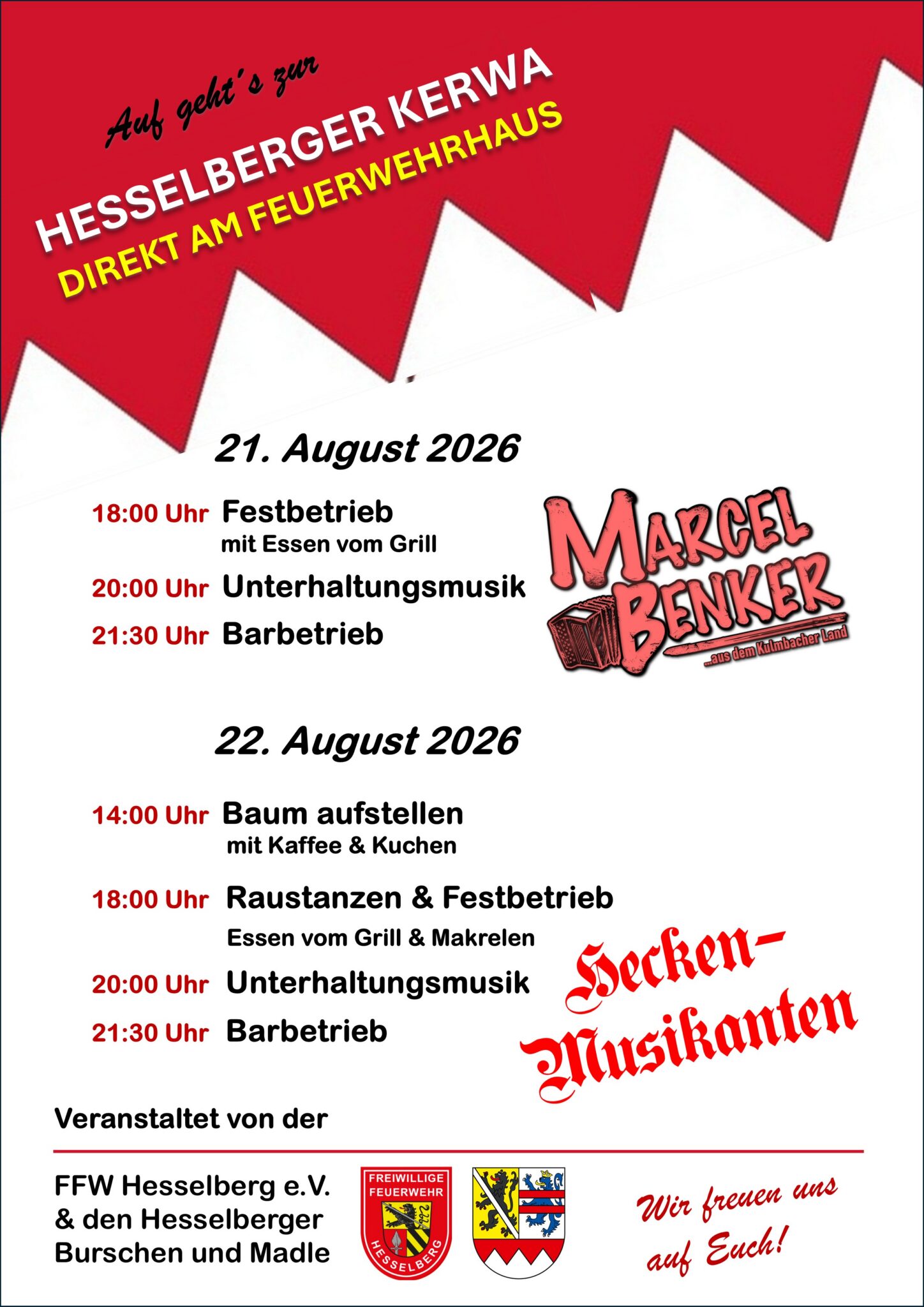 Hesselberger Kerwa 2026 Plakat