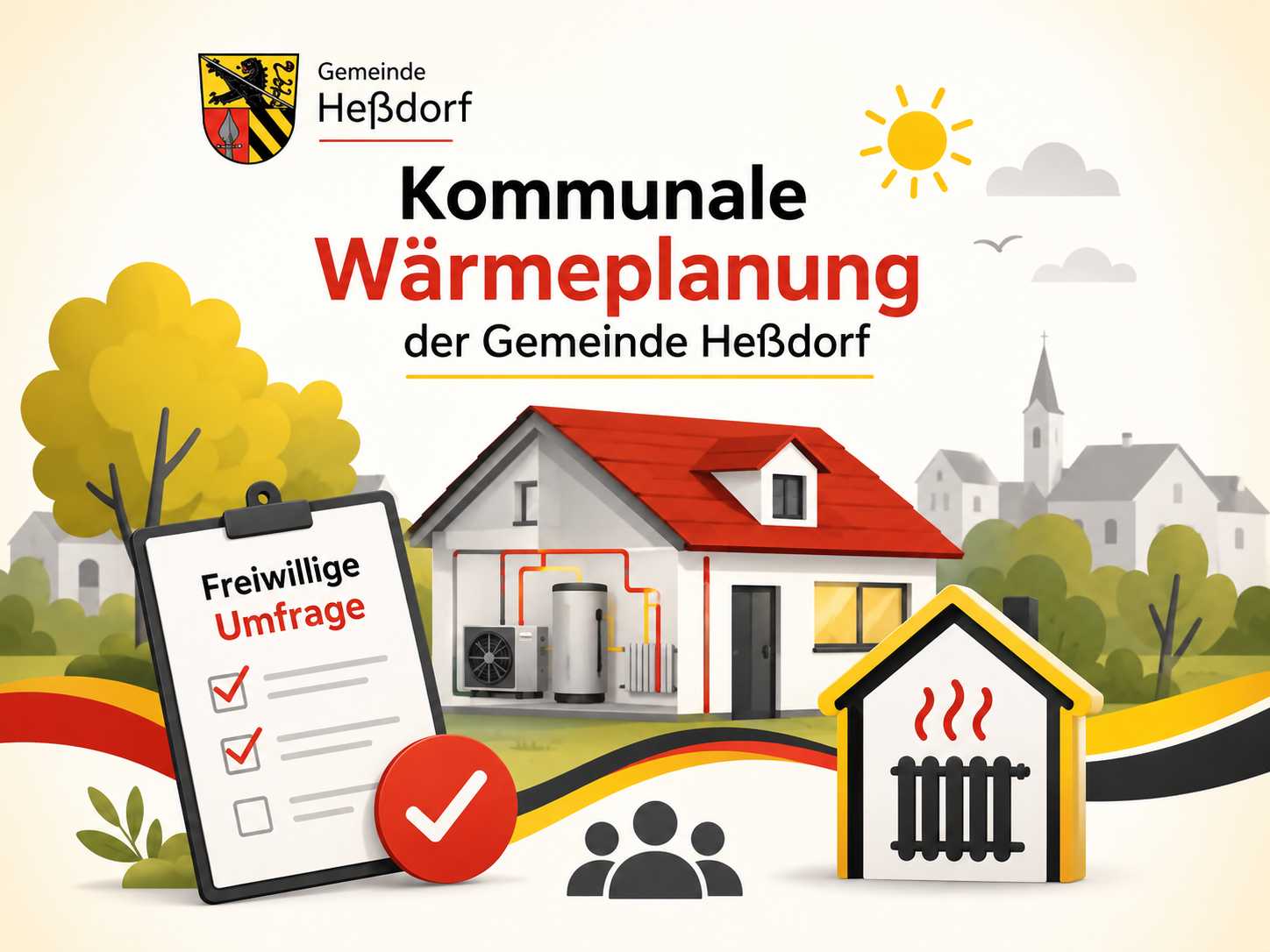 Umfrage zur Kommunalen Wärmeplanung Heßdorf