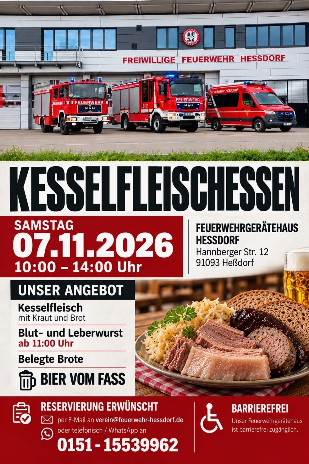 Kesselfleischessen Feuerwehr Heßdorf